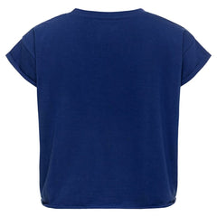 Blue Orlando Magic Sportiqe Women's Cropped Genuine Issue Collection Alana T-Shirt | NBA