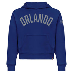 Blue Orlando Magic Sportiqe Women's Genuine Issue Collection Ella Cropped Hoodie | NBA
