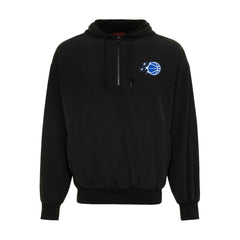 Black NBA Sportiqe Unisex Winfield Quarter-Zip Fleece Hoodie | NBA