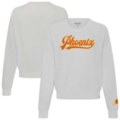 Gray Phoenix Suns Sportiqe Women's Genuine Issue Collection Ashlyn Raglan Sweatshirt | NBA