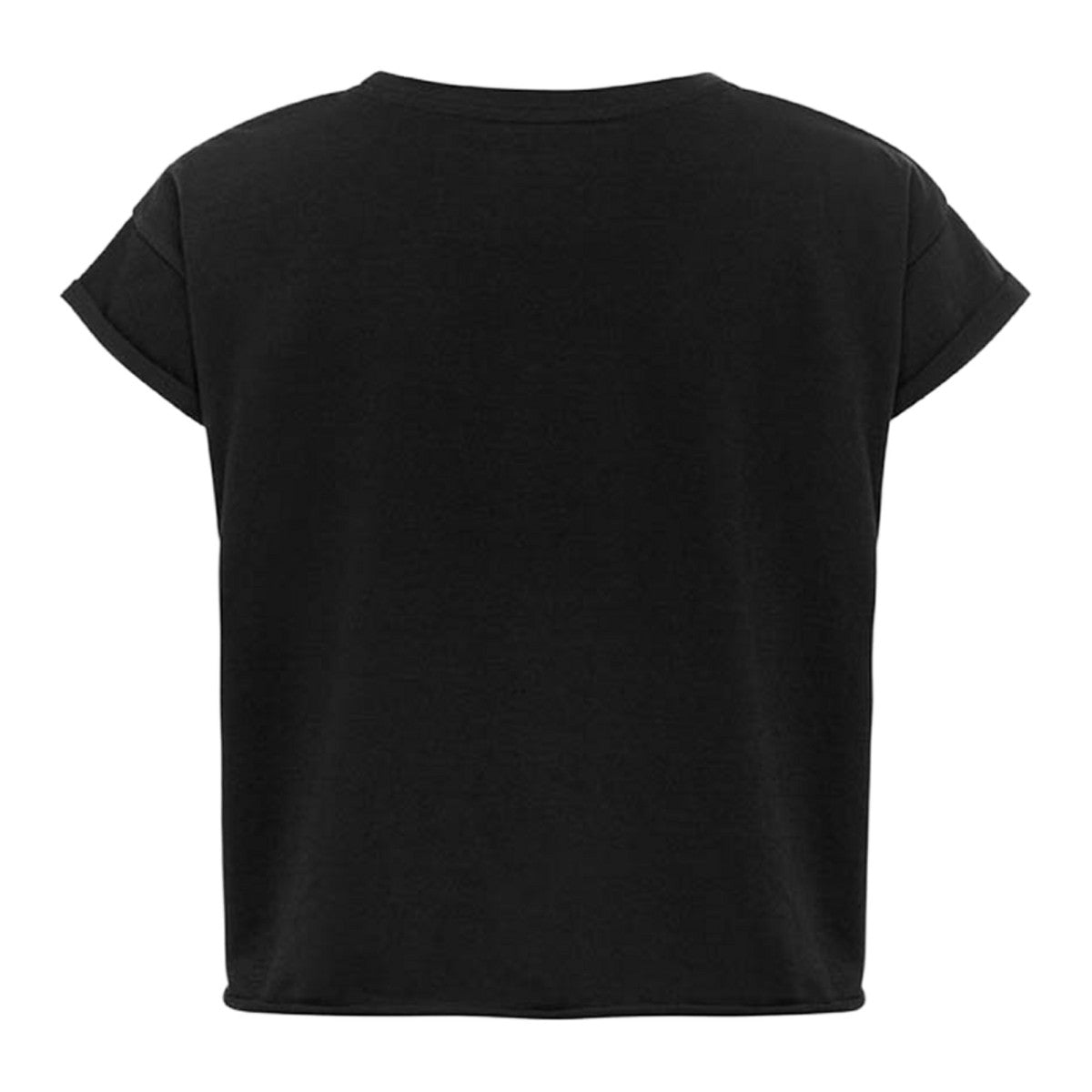 Black Phoenix Suns Sportiqe Women's Cropped Genuine Issue Collection Alana T-Shirt | NBA