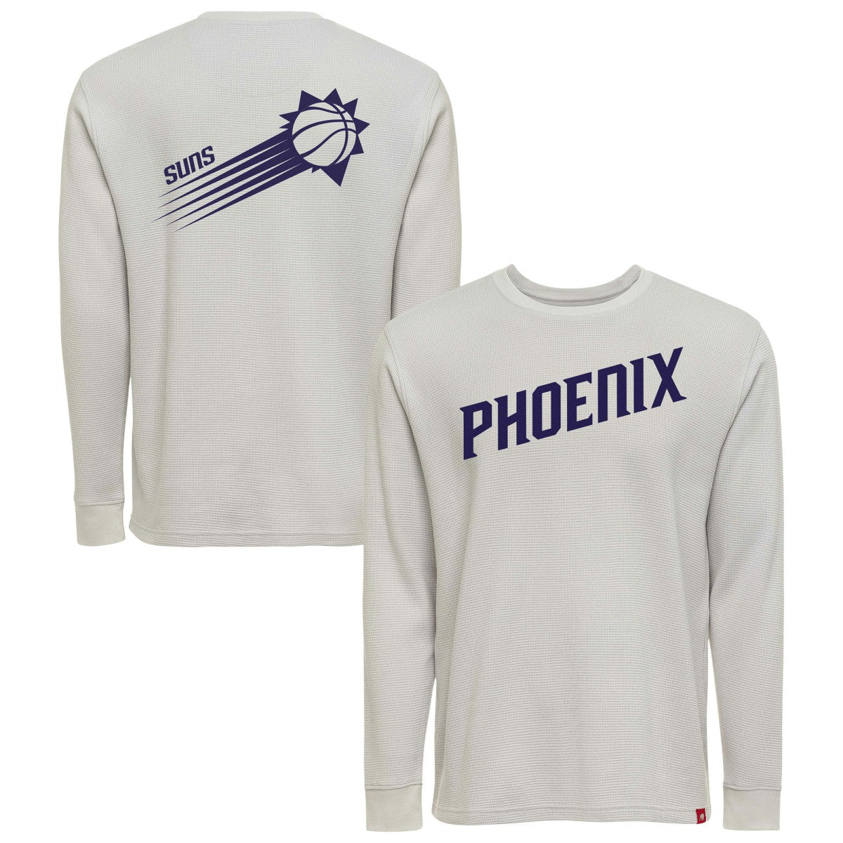 Gray Phoenix Suns Sportiqe Unisex Afton Thermal Long Sleeve T-Shirt | NBA