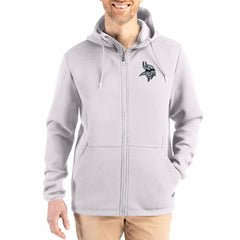 Minnesota Vikings Cutter & Buck Roam Epic Comfort Recycled Full-Zip Hoodie Jacket | NFL Discount