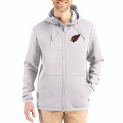 Arizona Cardinals Cutter & Buck Roam Epic Comfort Recycled Full-Zip Hoodie Jacket | NFL Sale