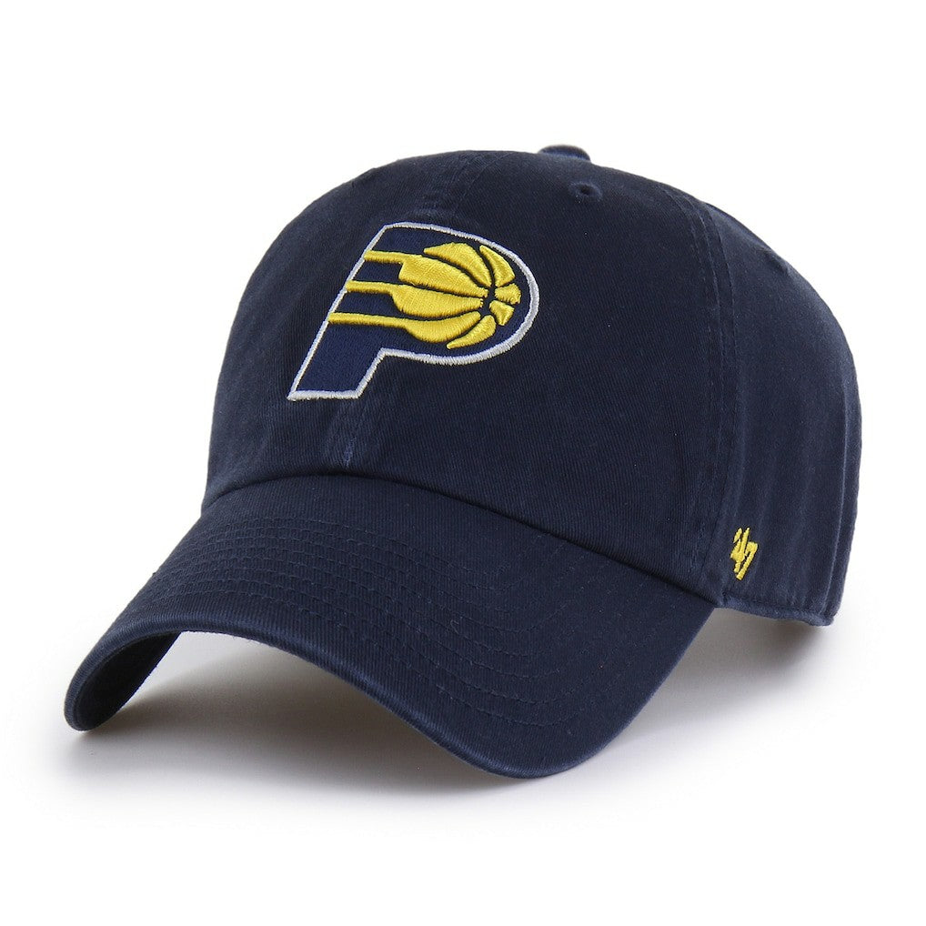 Navy Indiana Pacers '47 Core Logo Clean Up Adjustable Hat | NBA