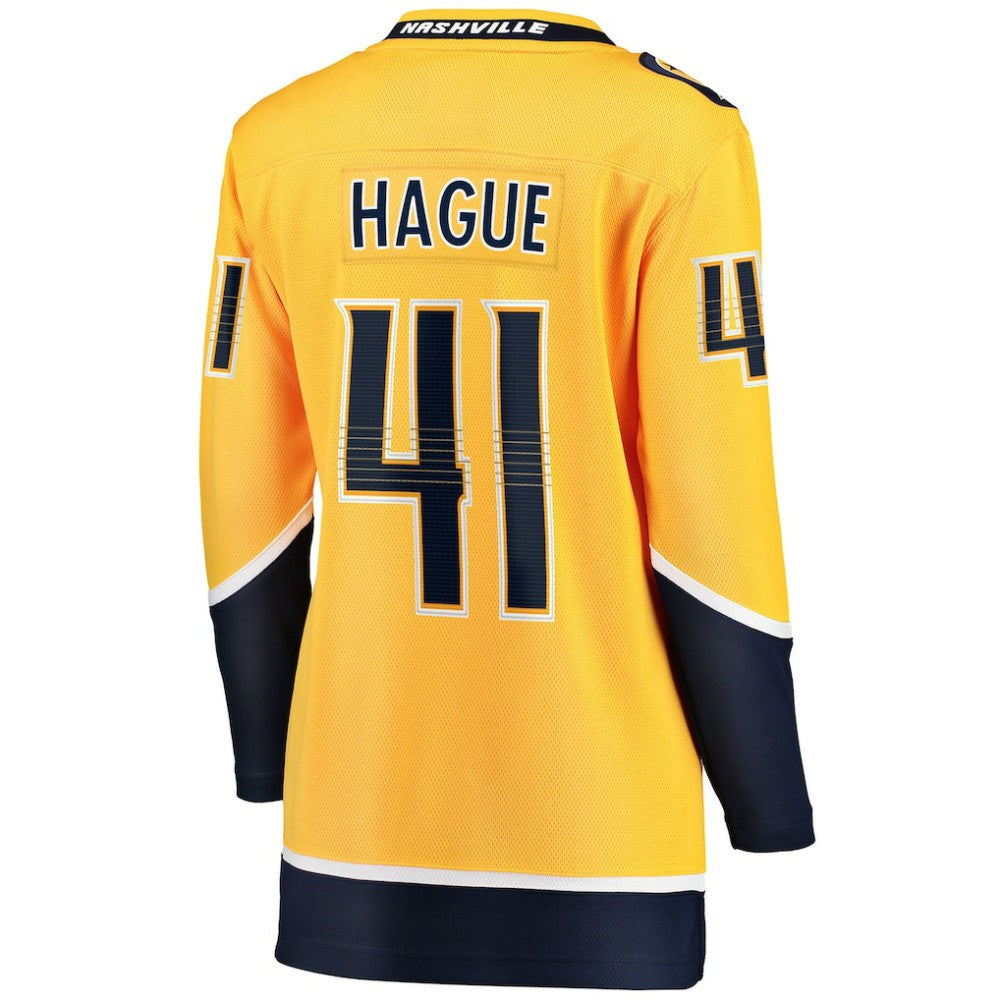 Nicolas Hague Nashville Predators Fanatics Women's Home Breakaway Jersey -  NHL Jerseys