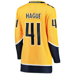 Nicolas Hague Nashville Predators Fanatics Women's Home Breakaway Jersey -  NHL Jerseys