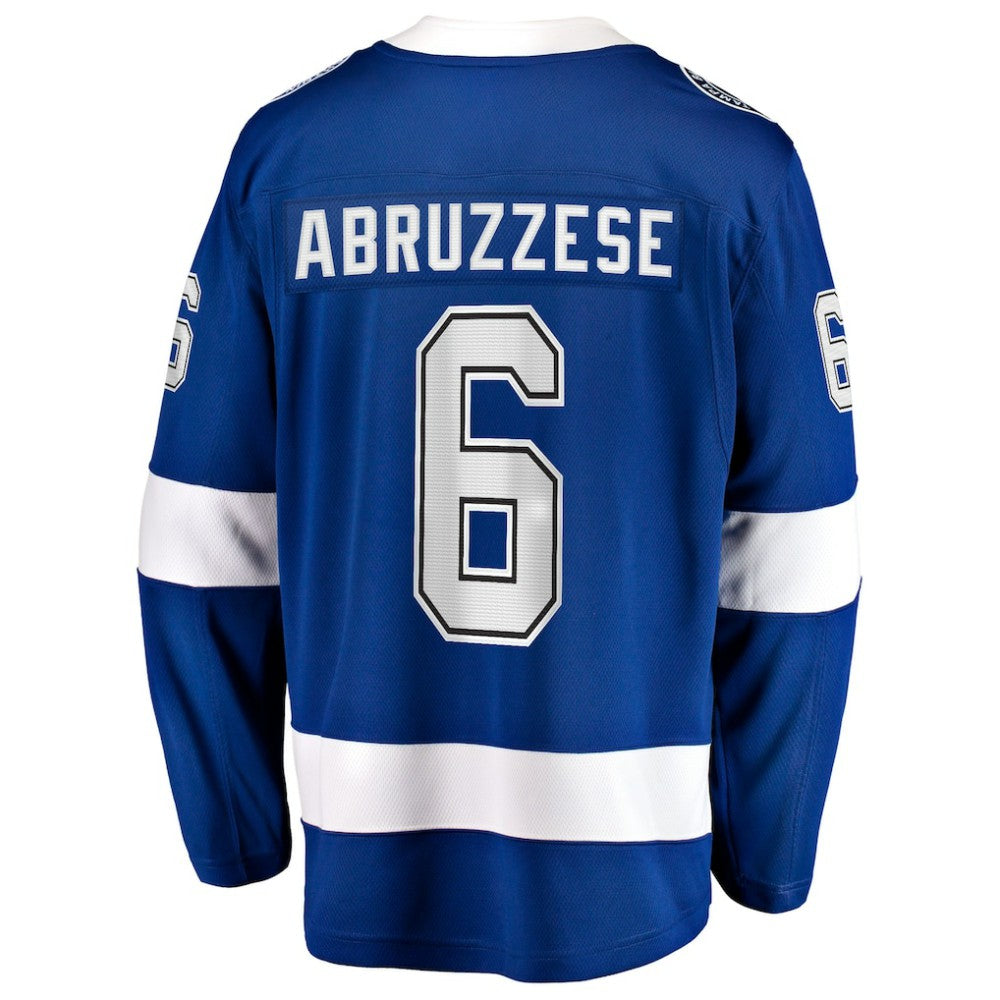 Nick Abruzzese Tampa Bay Lightning Fanatics Home Breakaway Jersey -  NHL Jerseys