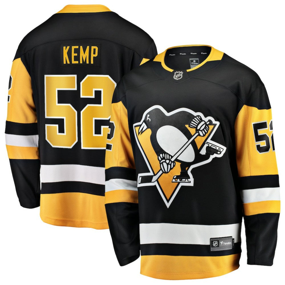 Philip Kemp Pittsburgh Penguins Fanatics Home Breakaway Jersey -  NHL Jerseys