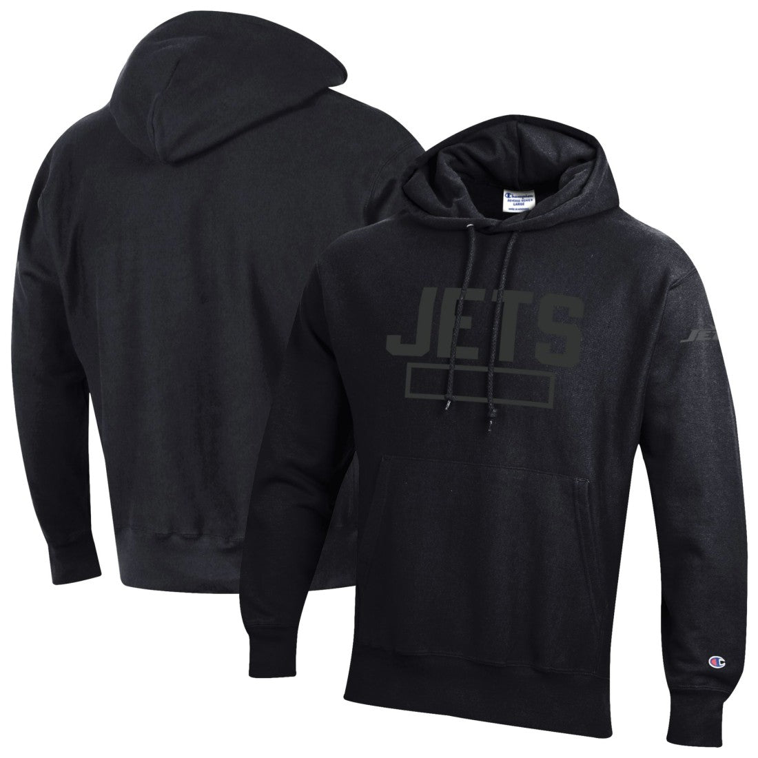 New York Jets Tonal Reverse Weave Fleece Hoodie | NFL Discount