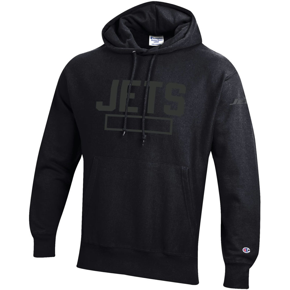 New York Jets Tonal Reverse Weave Fleece Hoodie | NFL Discount