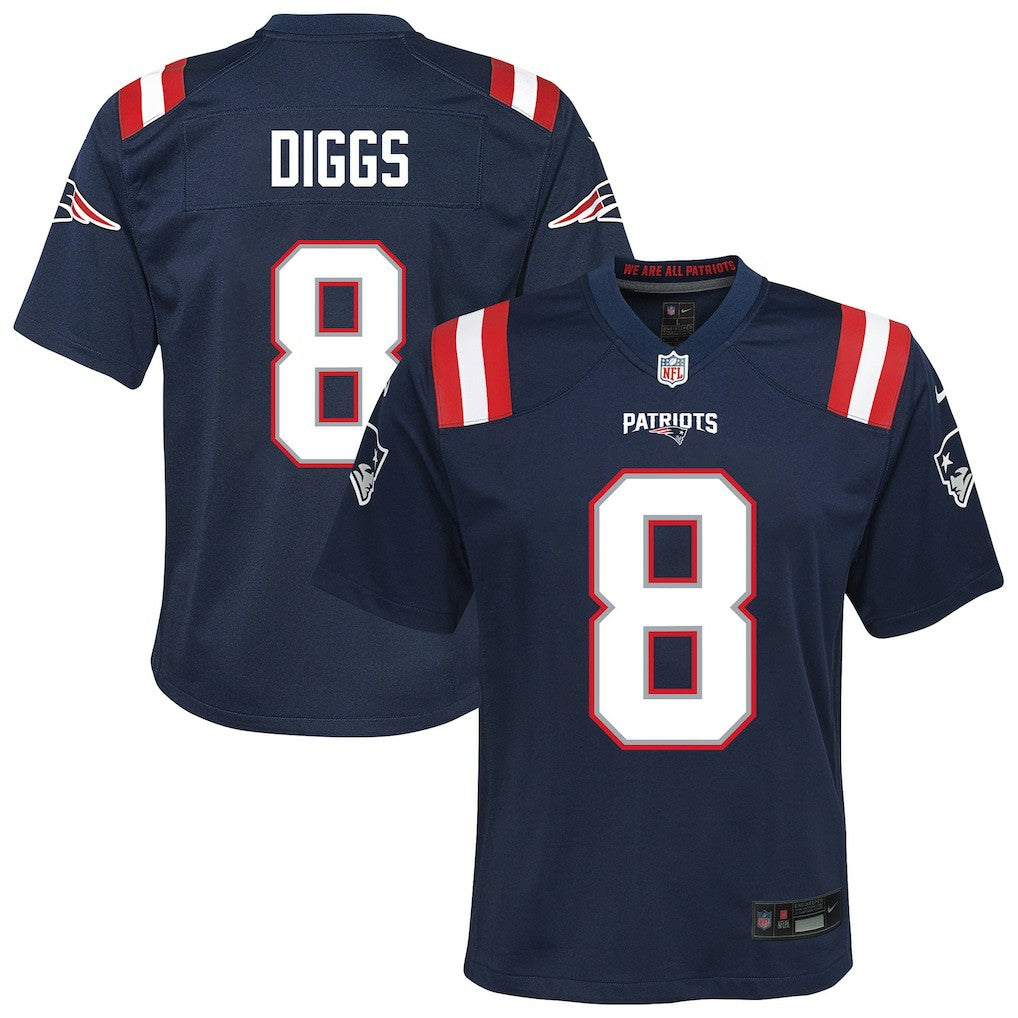 New England Patriots Stefon Diggs  Youth Team Game Jersey | NFL Near me