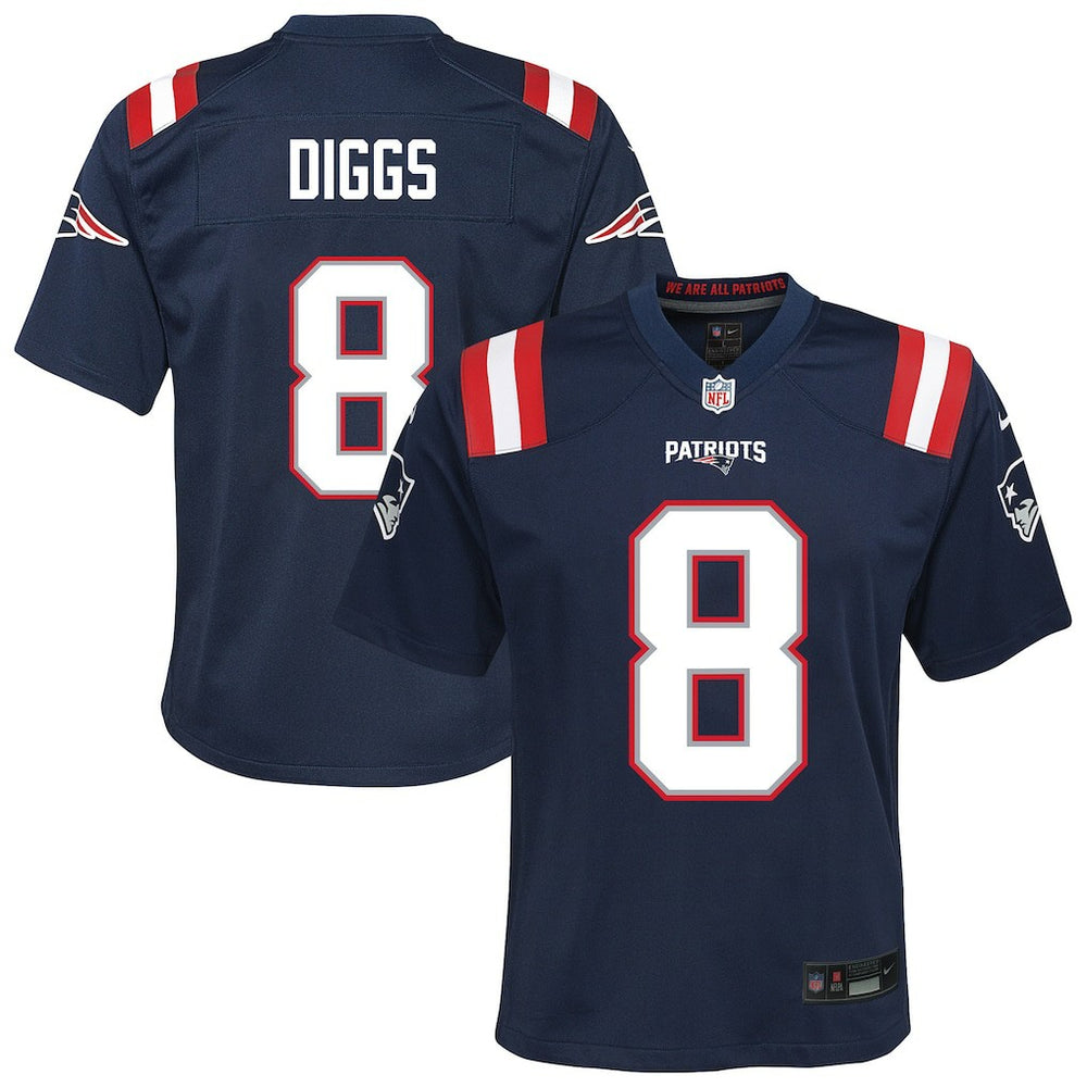 New England Patriots Stefon Diggs  Youth Team Game Jersey | NFL Near me