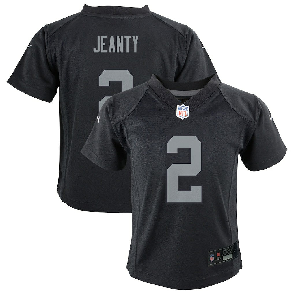 Las Vegas Raiders Ashton Jeanty  Preschool Team Player Game Jersey | NFL Outlet