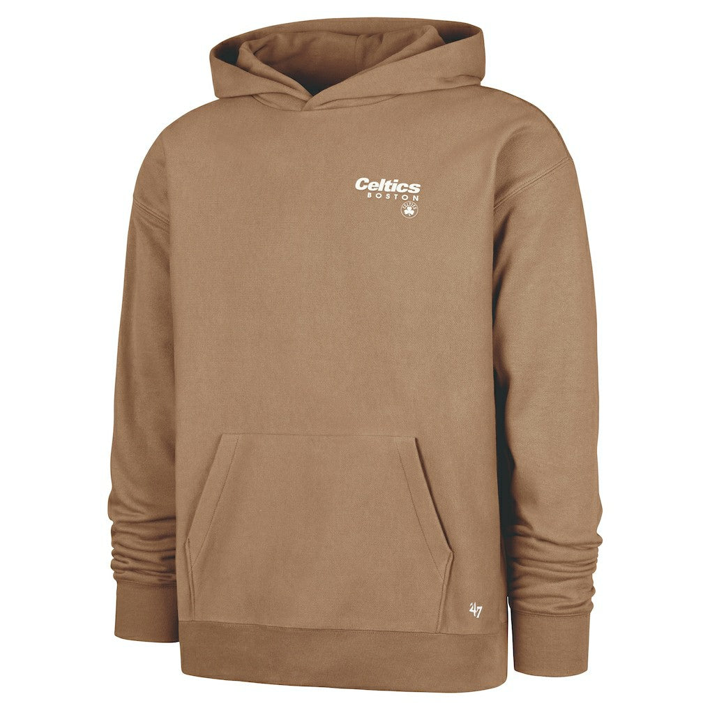 Khaki Boston Celtics '47 Triple Double Foundation Premium Hoodie Sweatshirt | NBA