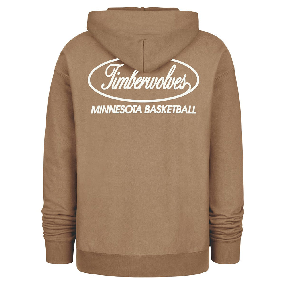 Khaki Minnesota Timberwolves '47 Triple Double Foundation Premium Hoodie Sweatshirt | NBA