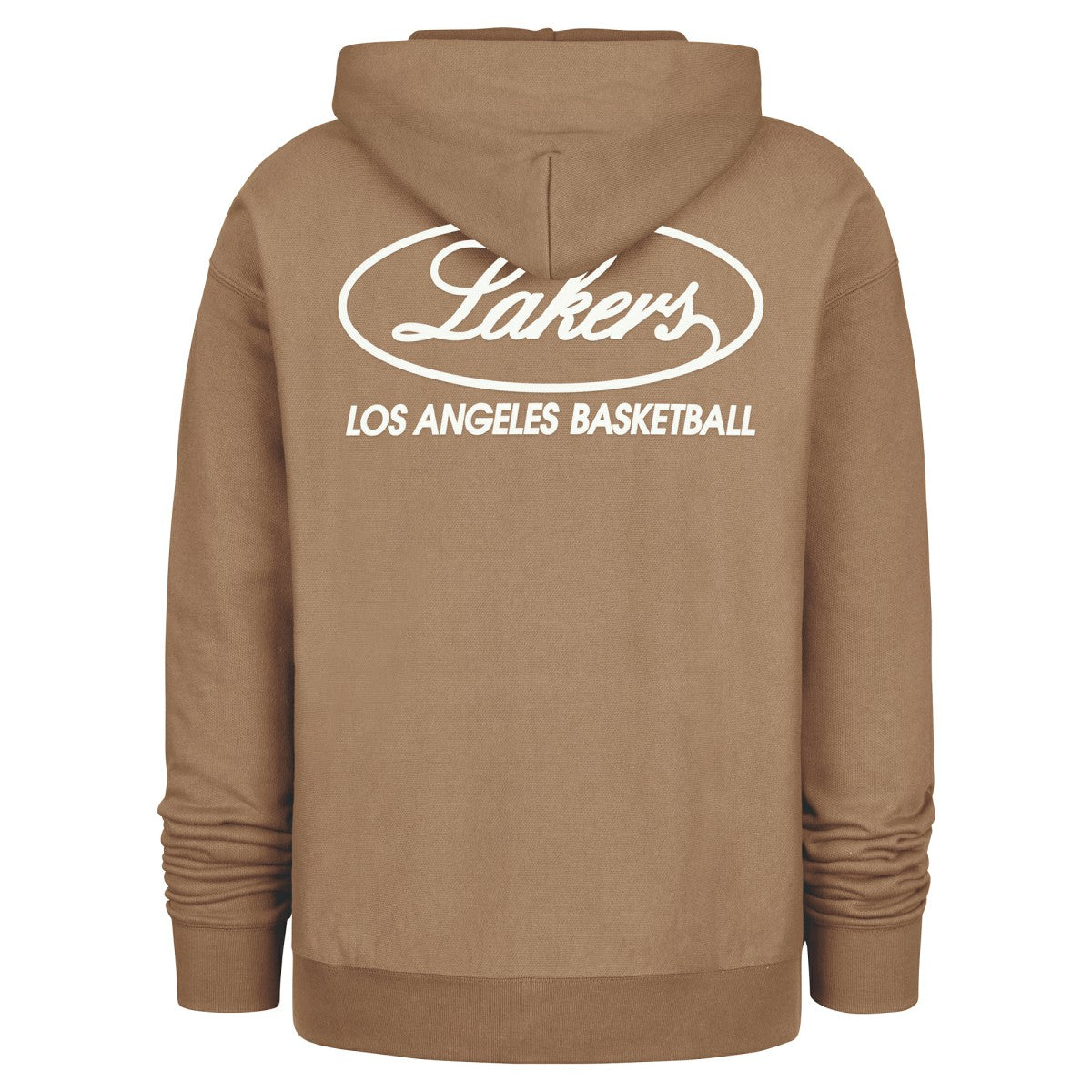 Khaki Los Angeles Lakers '47 Triple Double Foundation Premium Hoodie Sweatshirt | NBA