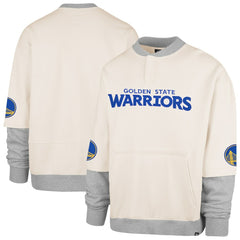 Cream Golden State Warriors '47 Crossover Collection Trifecta Double Layered Fleece Sweatshirt sale | NBA
