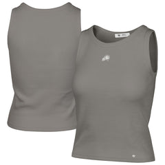Gray Phoenix Suns '47 Women's Cropped Skyhook Baby Rib Tank | NBA