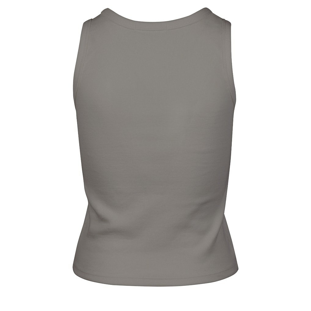 Gray Boston Celtics '47 Women's Cropped Skyhook Baby Rib Tank | NBA