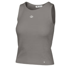 Gray Los Angeles Lakers '47 Women's Cropped Skyhook Baby Rib Tank | NBA