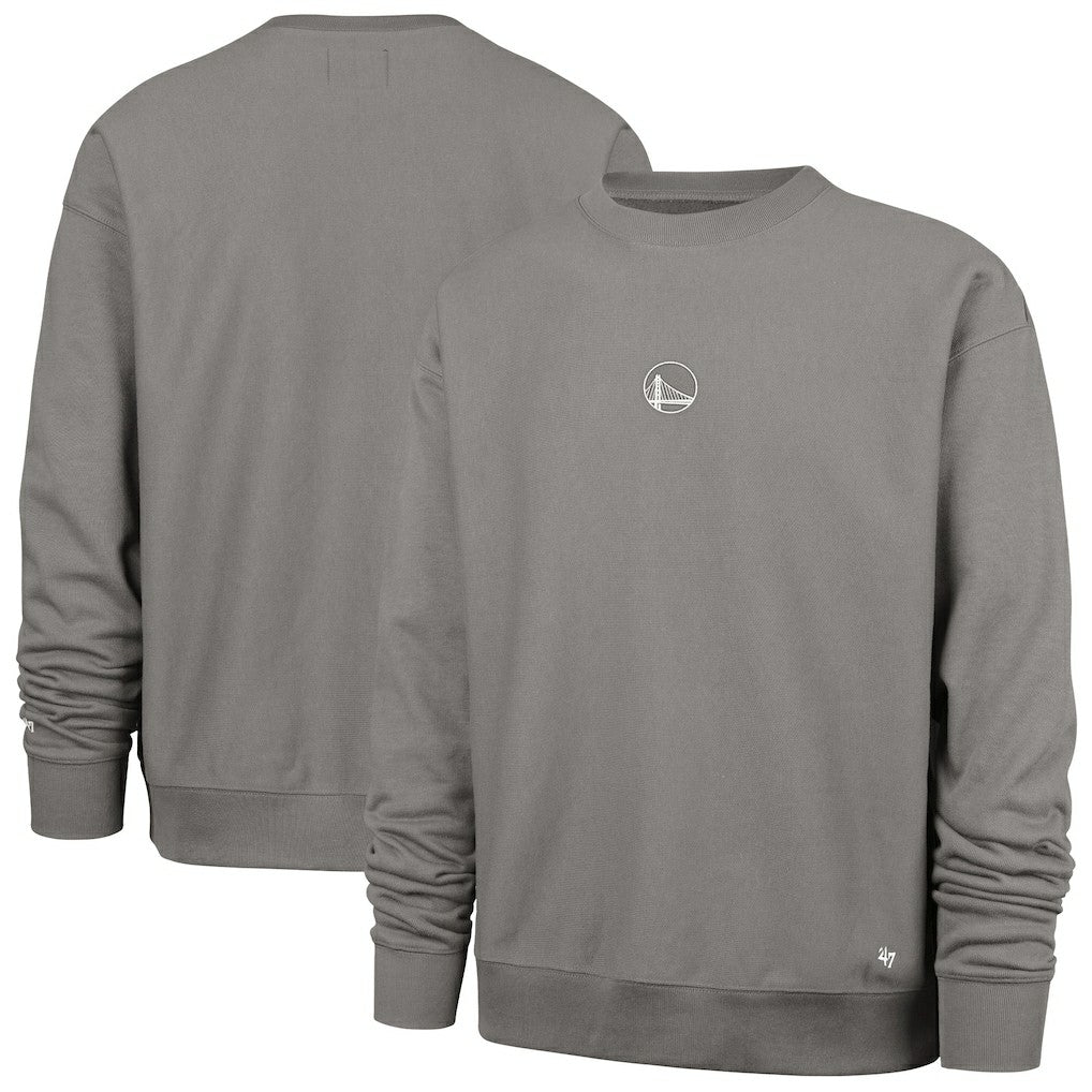 Gray Golden State Warriors '47 Offside Foundation Crew Neck Sweatshirt sale | NBA