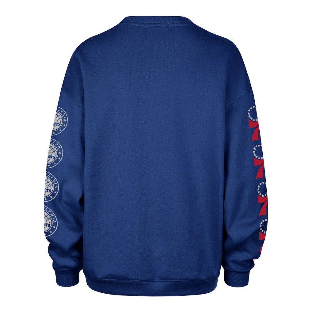 Royal Philadelphia 76ers '47 Women's Go Big Oversized Sweatshirt | NBA