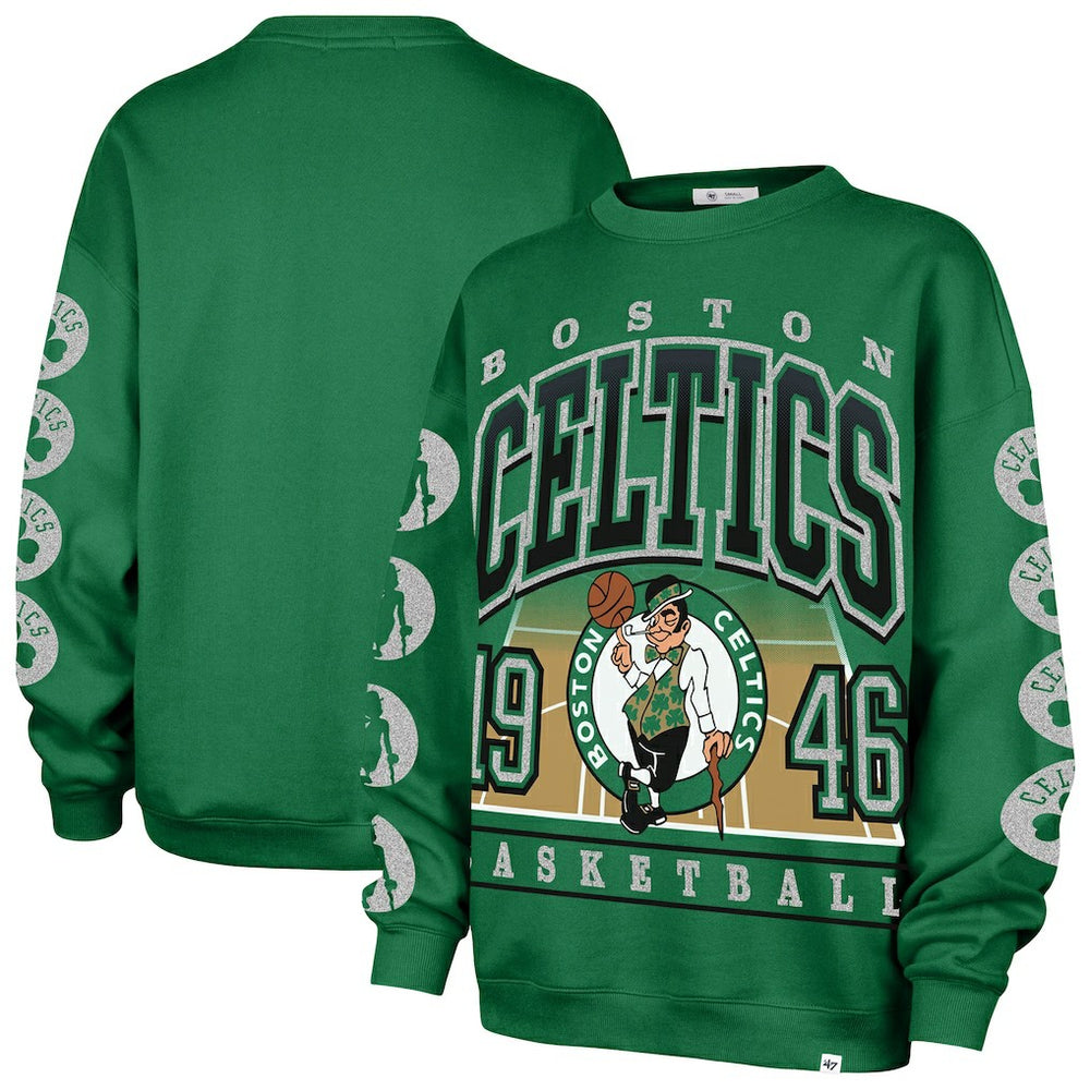 Kelly Green Boston Celtics '47 Women's Go Big Oversized Sweatshirt | NBA