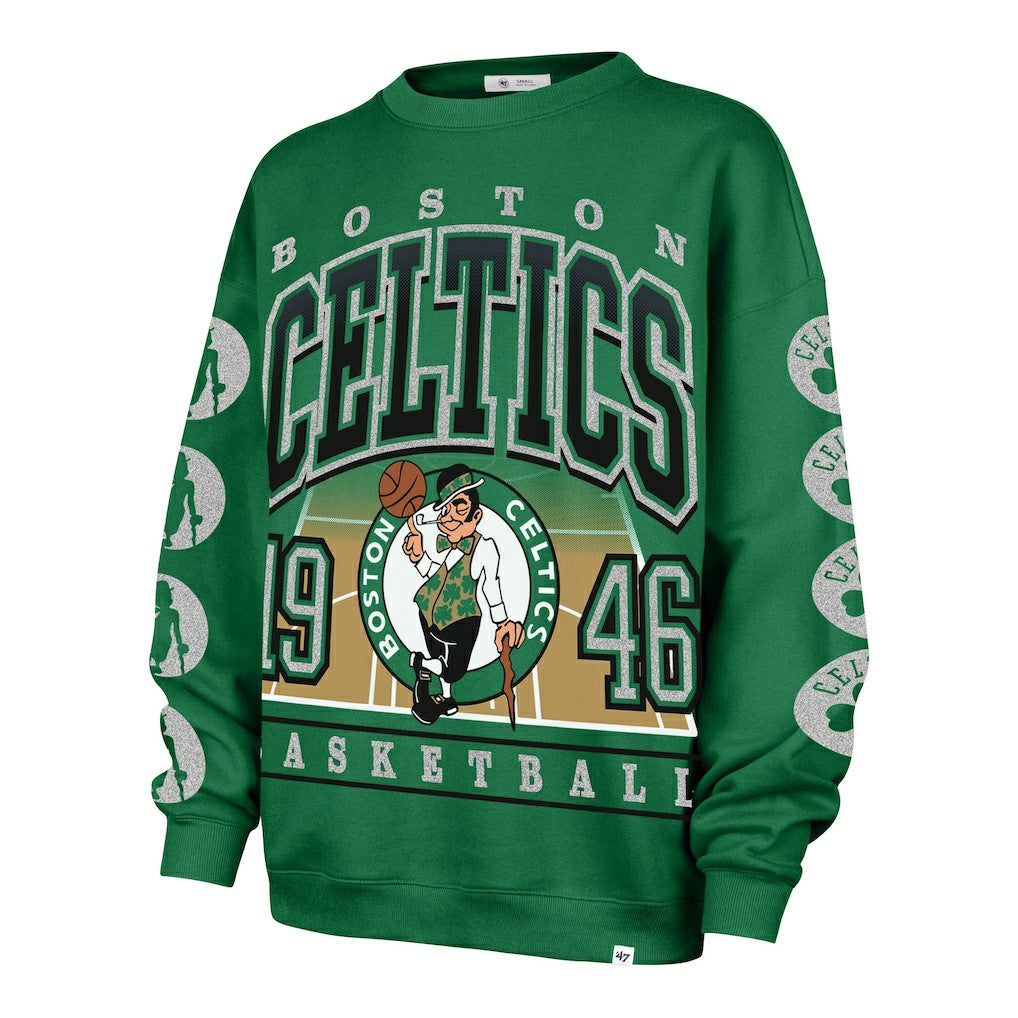 Kelly Green Boston Celtics '47 Women's Go Big Oversized Sweatshirt | NBA