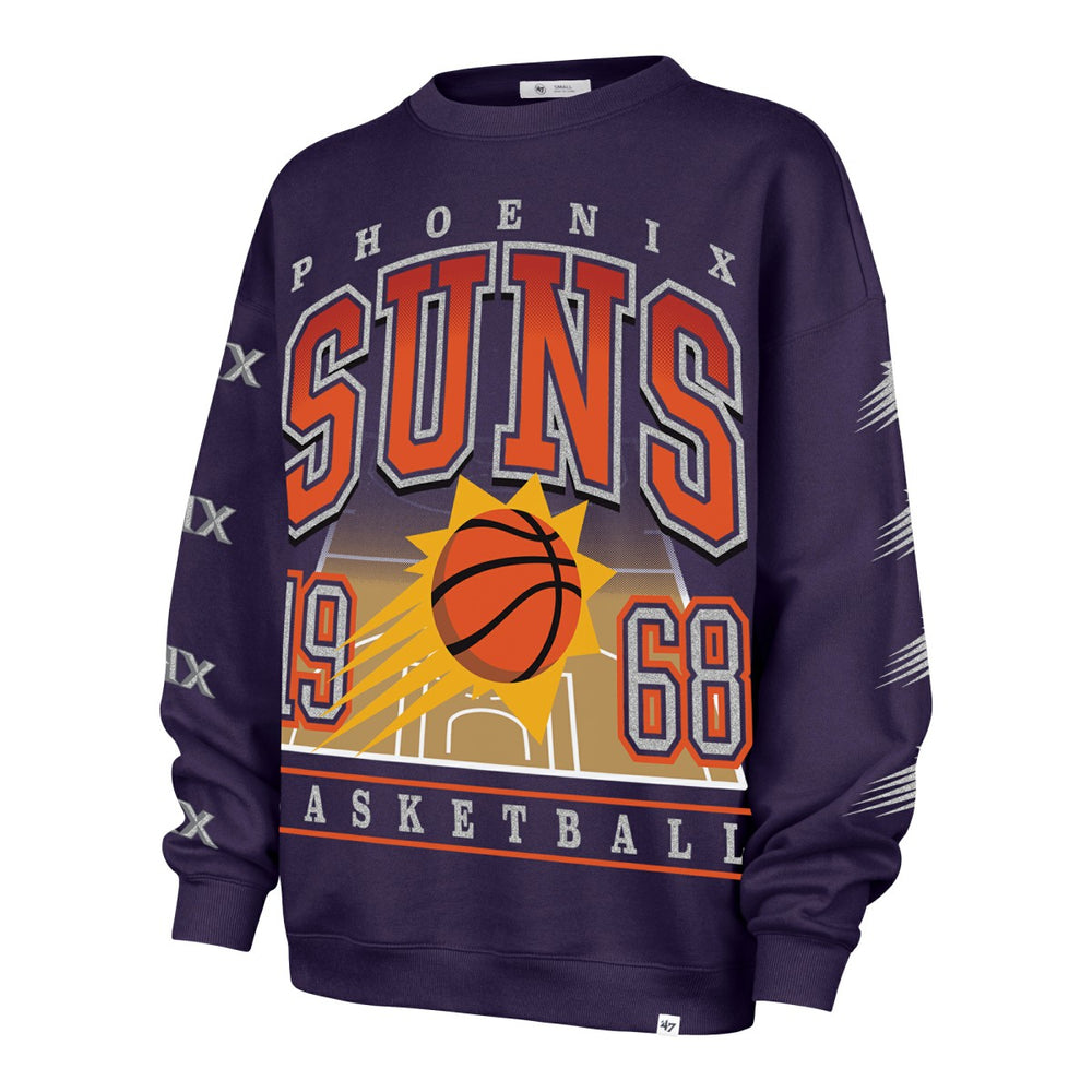 Purple Phoenix Suns '47 Women's Go Big Oversized Sweatshirt | NBA