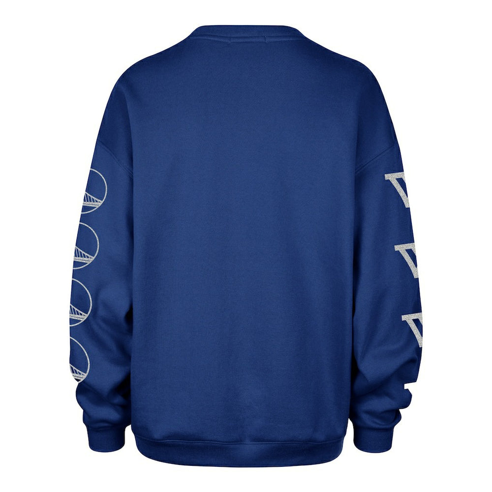Royal Golden State Warriors '47 Women's Go Big Oversized Sweatshirt sale | NBA