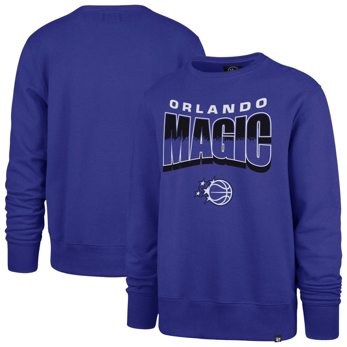 Blue Orlando Magic '47 Unisex Brush By Headline Crewneck Sweatshirt | NBA