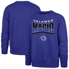 Blue Orlando Magic '47 Unisex Brush By Headline Crewneck Sweatshirt | NBA