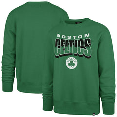 Kelly Green Boston Celtics '47 Unisex Brush By Headline Crewneck Sweatshirt | NBA