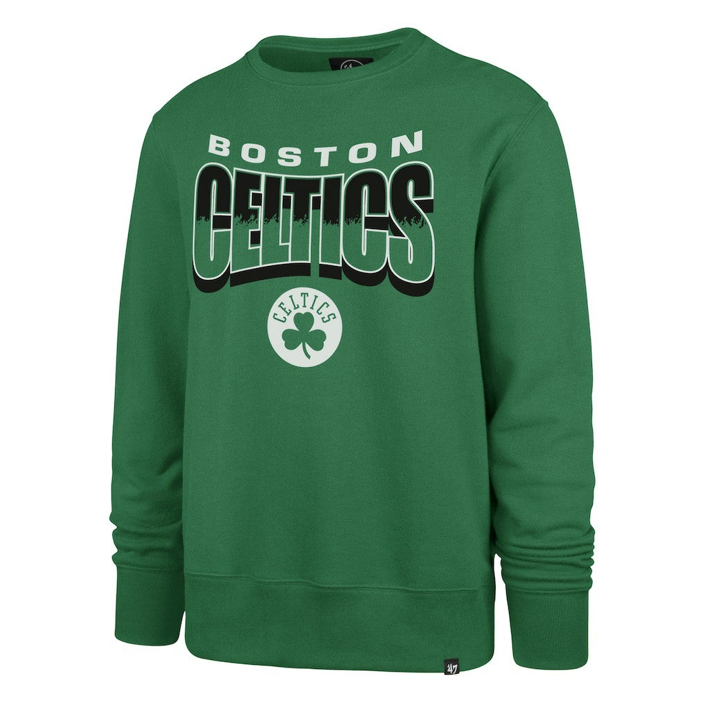 Kelly Green Boston Celtics '47 Unisex Brush By Headline Crewneck Sweatshirt | NBA