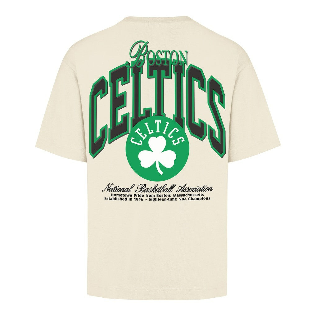 Cream Boston Celtics '47 Unisex Crossover Collection Foundation Pocket T-Shirt | NBA