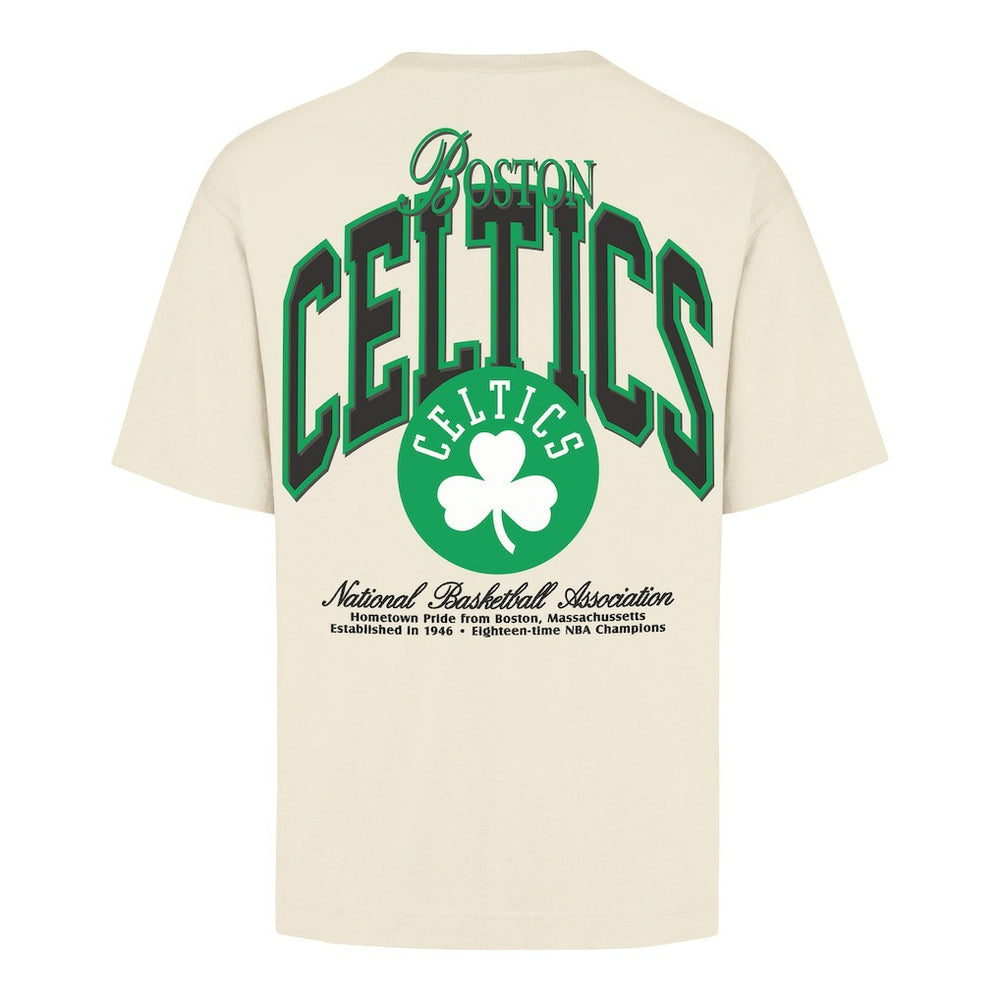 Cream Boston Celtics '47 Unisex Crossover Collection Foundation Pocket T-Shirt | NBA