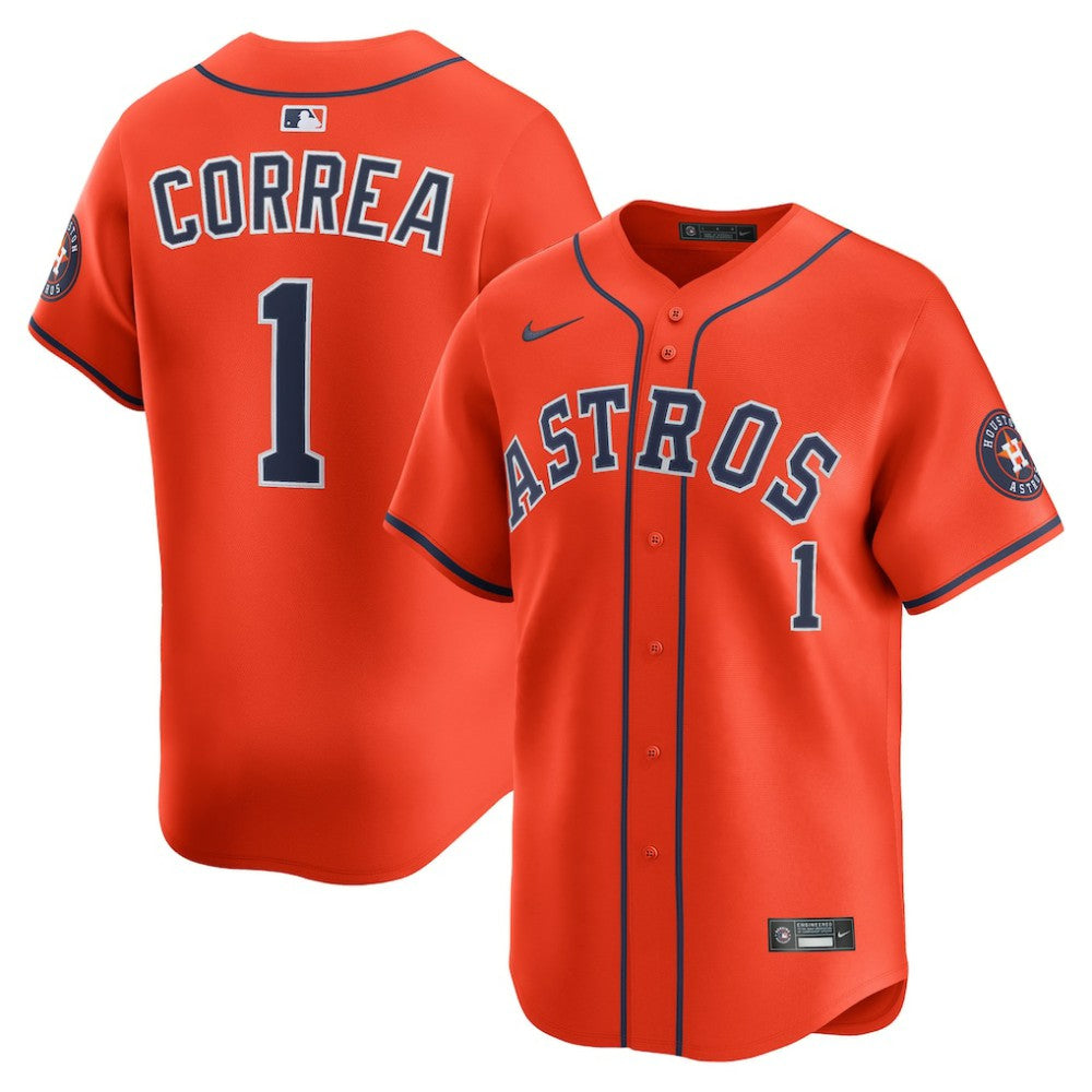 Carlos Correa Houston Astros Nike Alternate Limited Player Jersey - MLB Jerseys