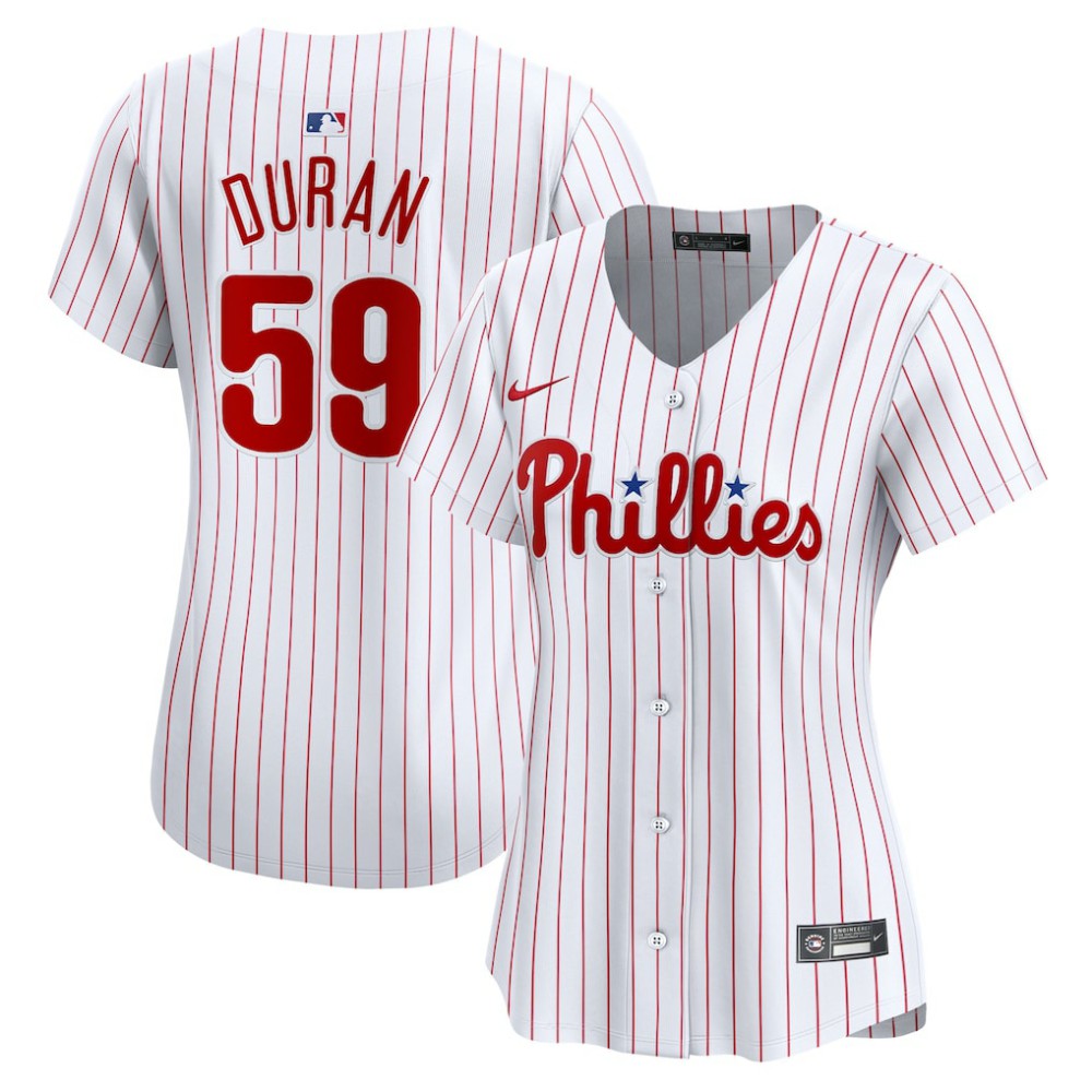 Jhoan Duran Philadelphia Phillies Nike Women's Home Limited Player Jersey - MLB Jerseys
