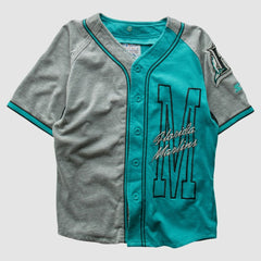 Miami Marlins Starter 90s Full Button Top - MLB Tops