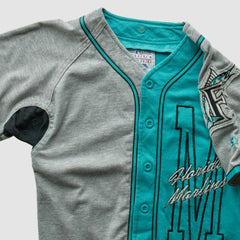Miami Marlins Starter 90s Full Button Top - MLB Tops