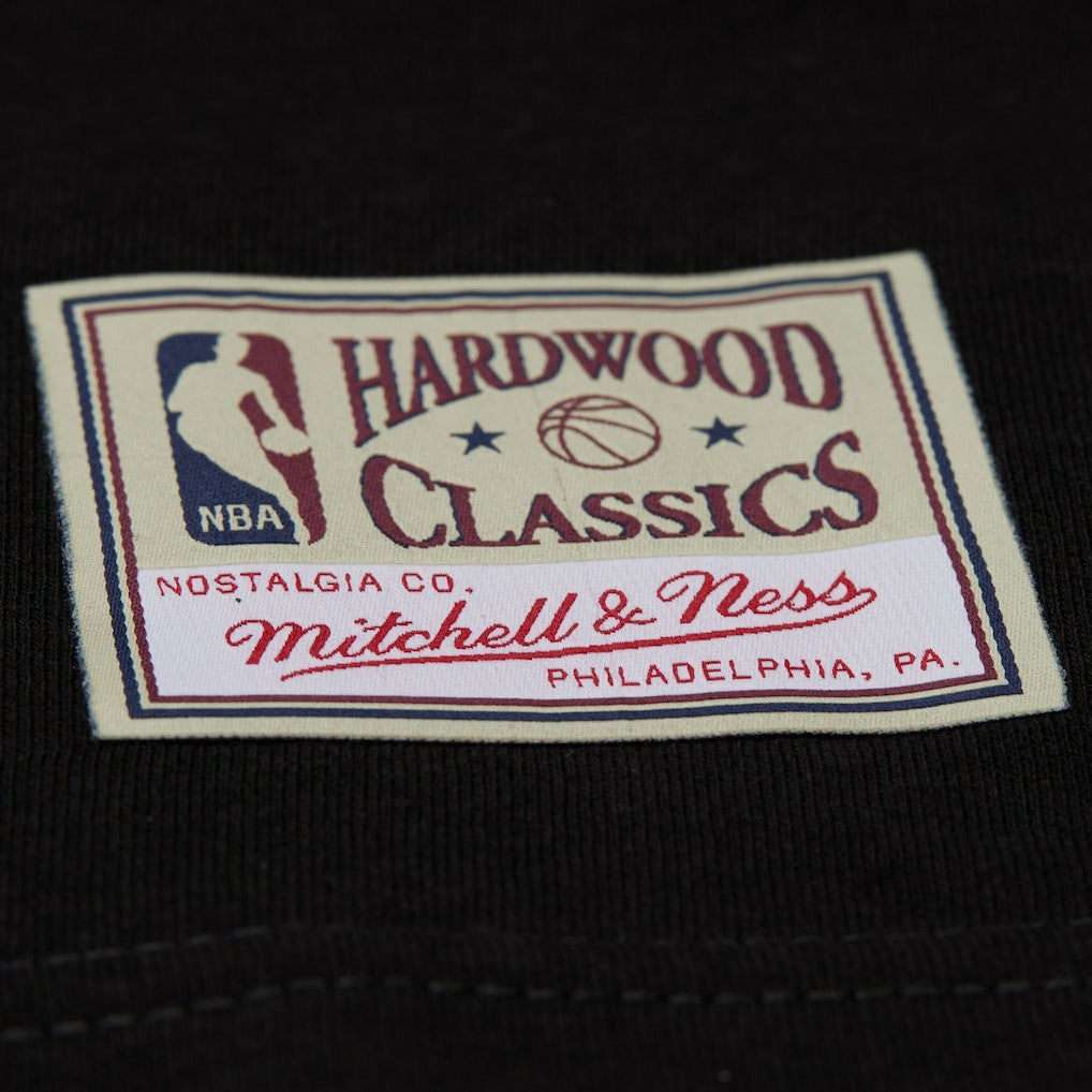 Black Chicago Bulls Hardwood Classics Overlap T-Shirt sale | NBA