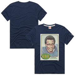 Chicago Bears Walter Payton  Homage Unisex NFL Topps Trading Card Tri-Blend T-Shirt | NFL US