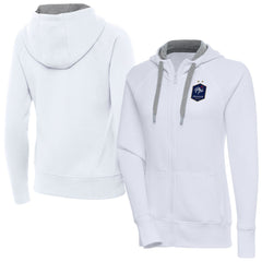 France National Team Antigua Women's Takeover Full-Zip Hoodie