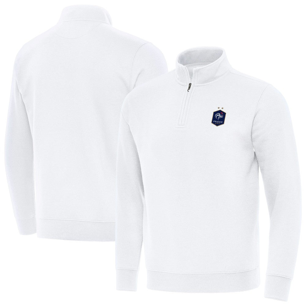 France National Team Antigua Landslide Quarter-Zip Pullover