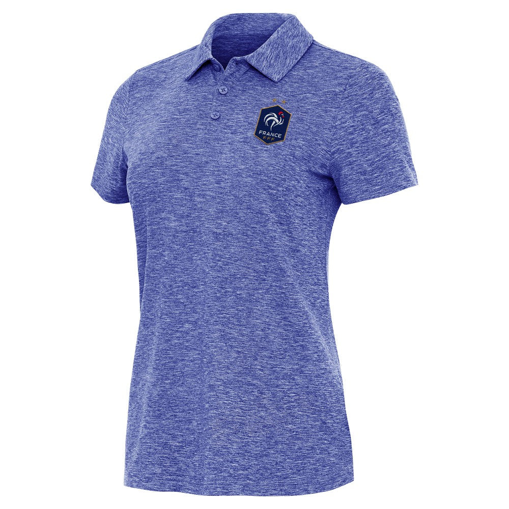 France National Team Antigua Women's Triple Shot Polo for sale - Heather Royal