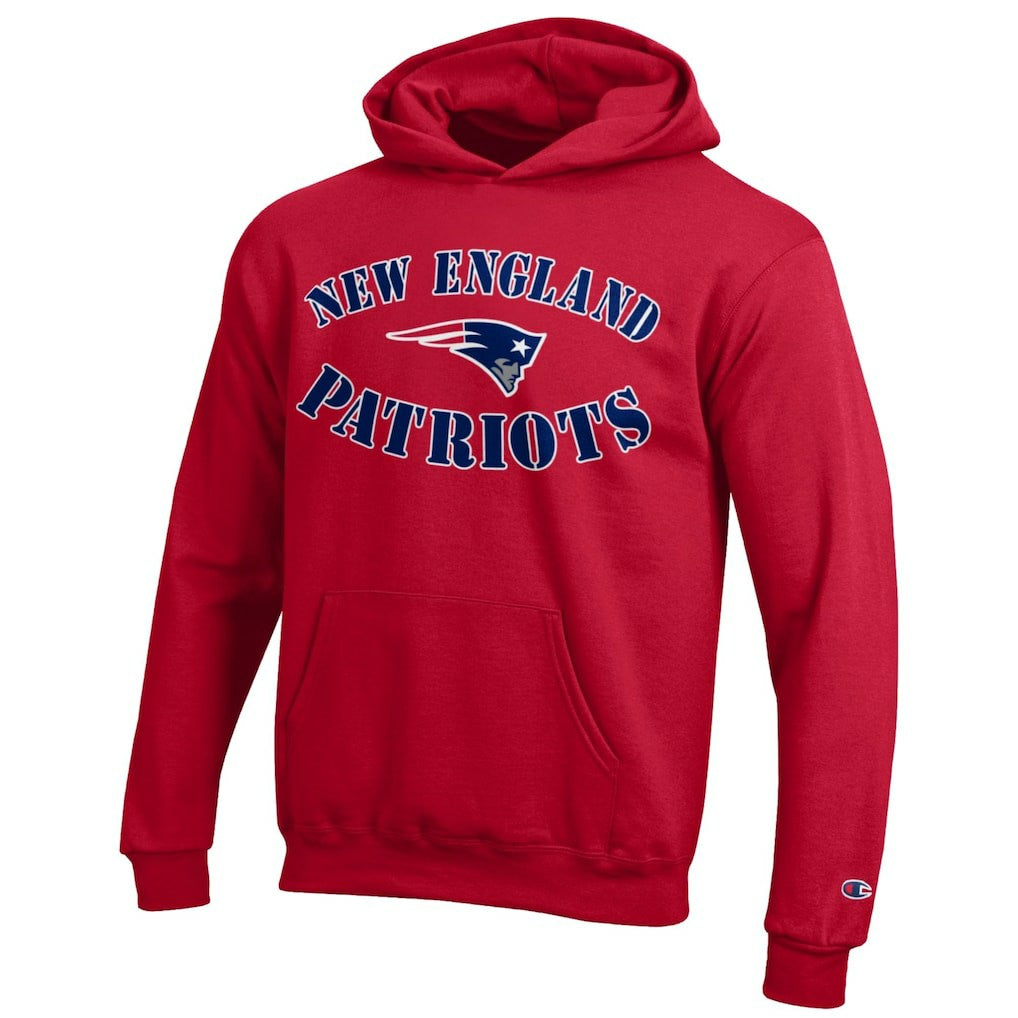 New England Patriots Youth Powerblend Fleece Hoodie | NFL Outlet