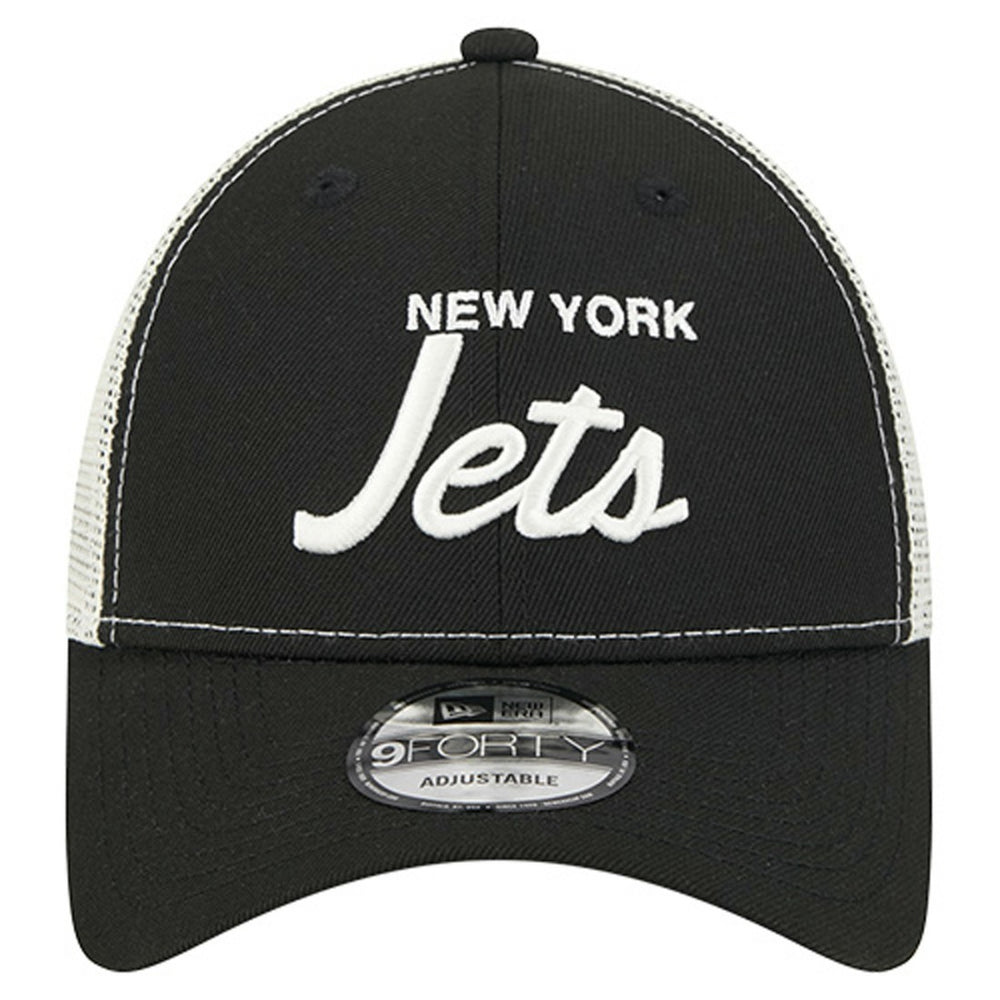 New York Jets Apple Trucker 9FORTY Adjustable Hat | NFL Discount