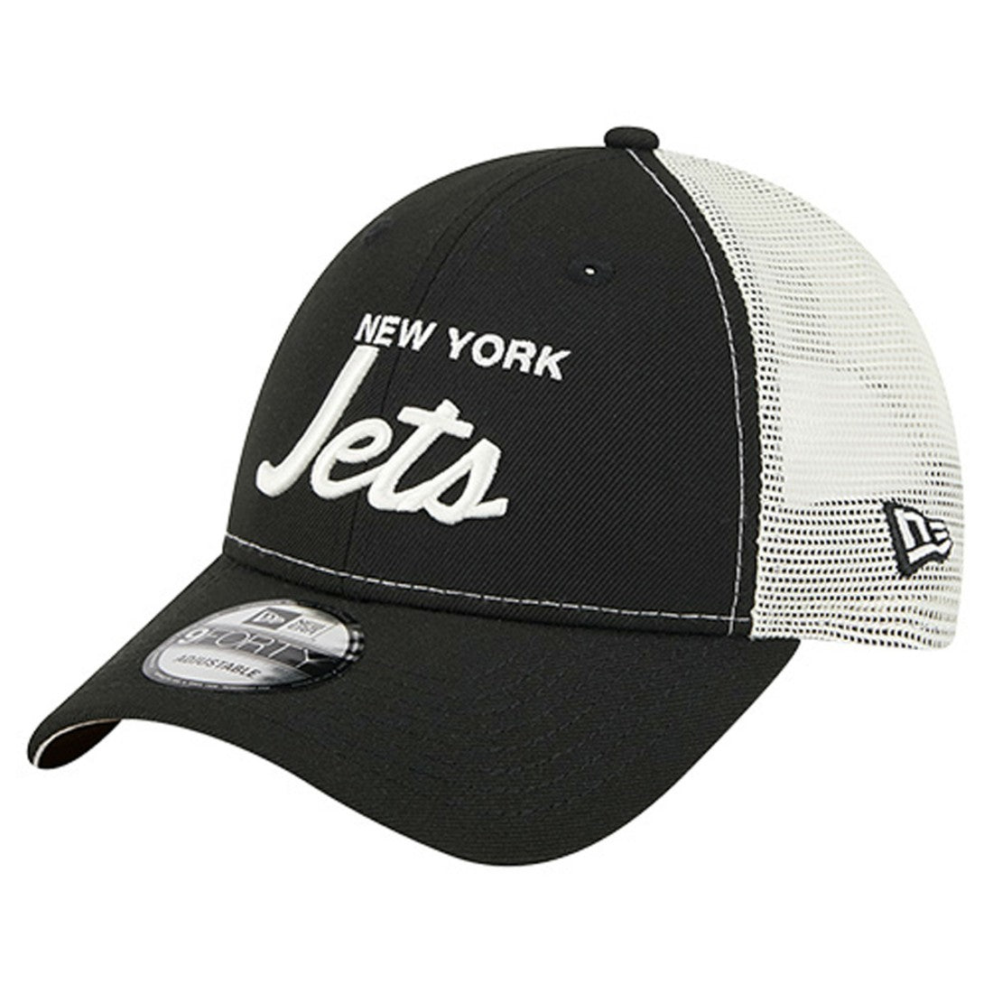 New York Jets Apple Trucker 9FORTY Adjustable Hat | NFL Discount