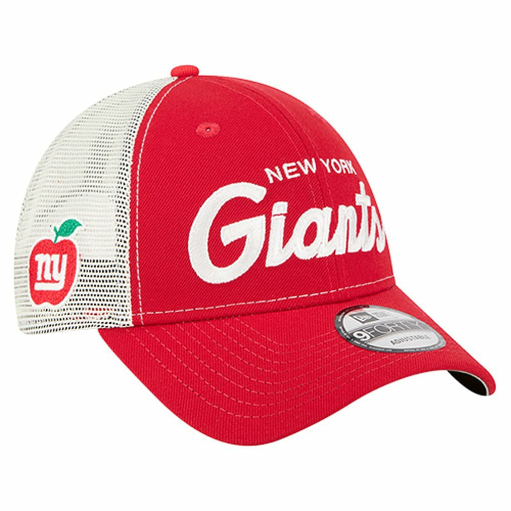 New York Giants Apple Trucker 9FORTY Adjustable Hat | NFL Hot